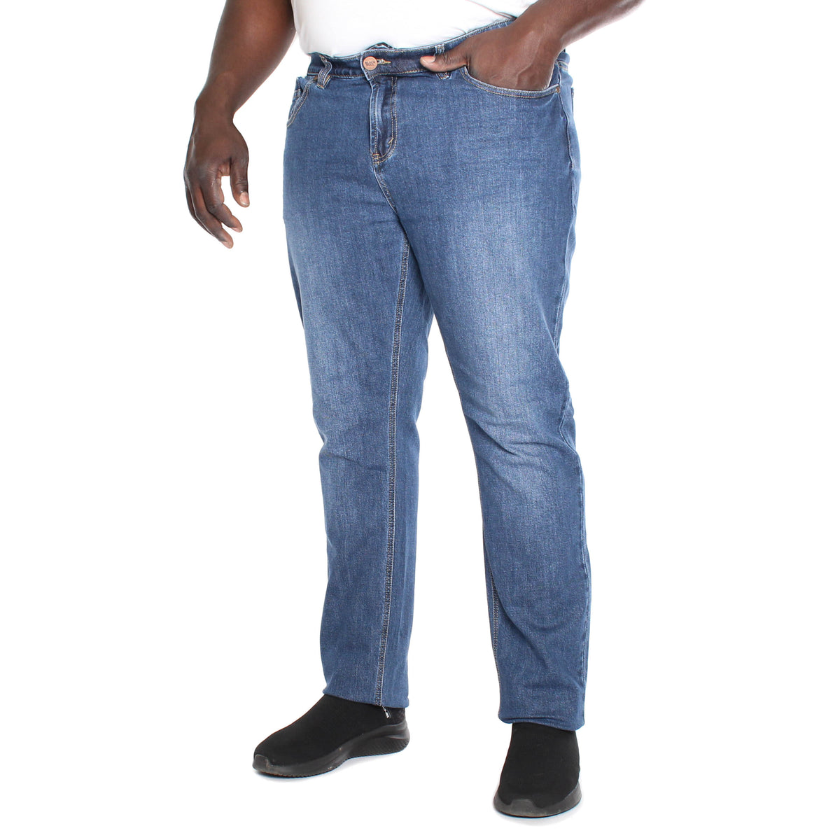 Jean extensible, taille basse