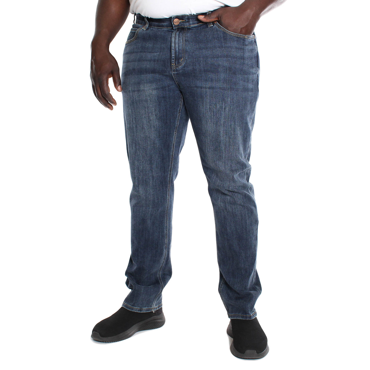 Jean extensible, taille basse