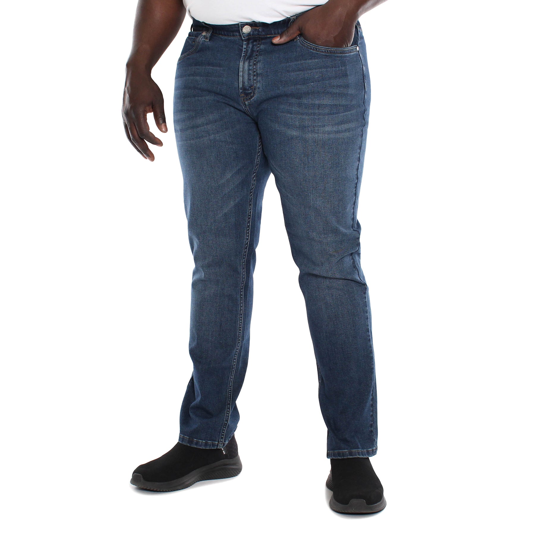 Jean extensible, taille basse
