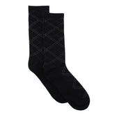 Chaussettes, motif losanges