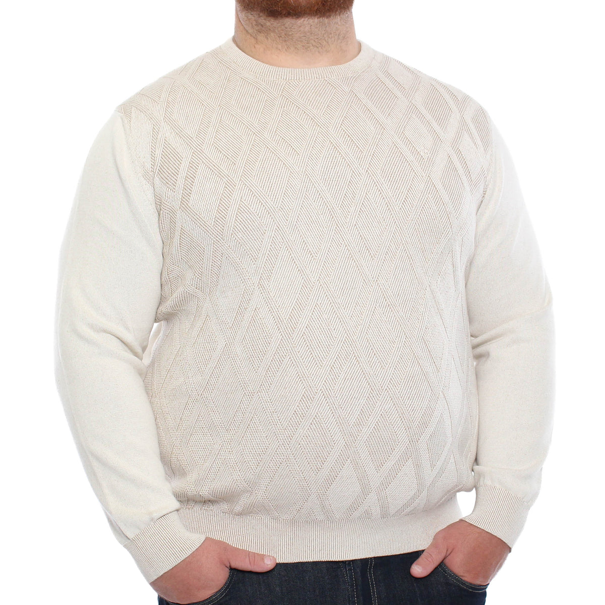 Argyle Textured Sweater