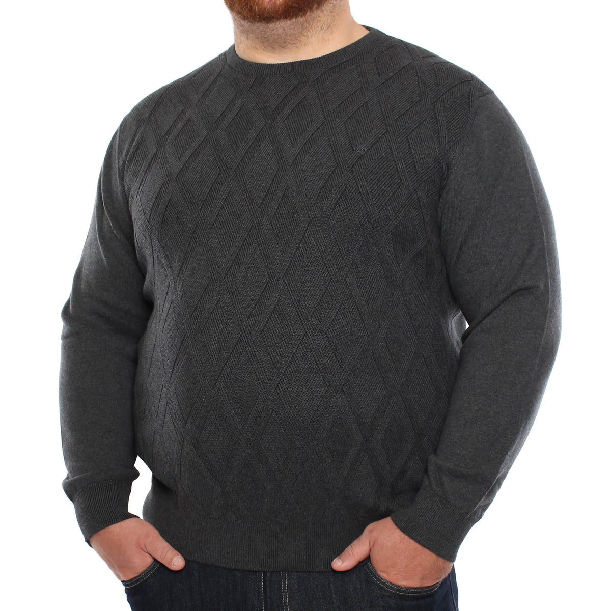 Argyle Textured Sweater