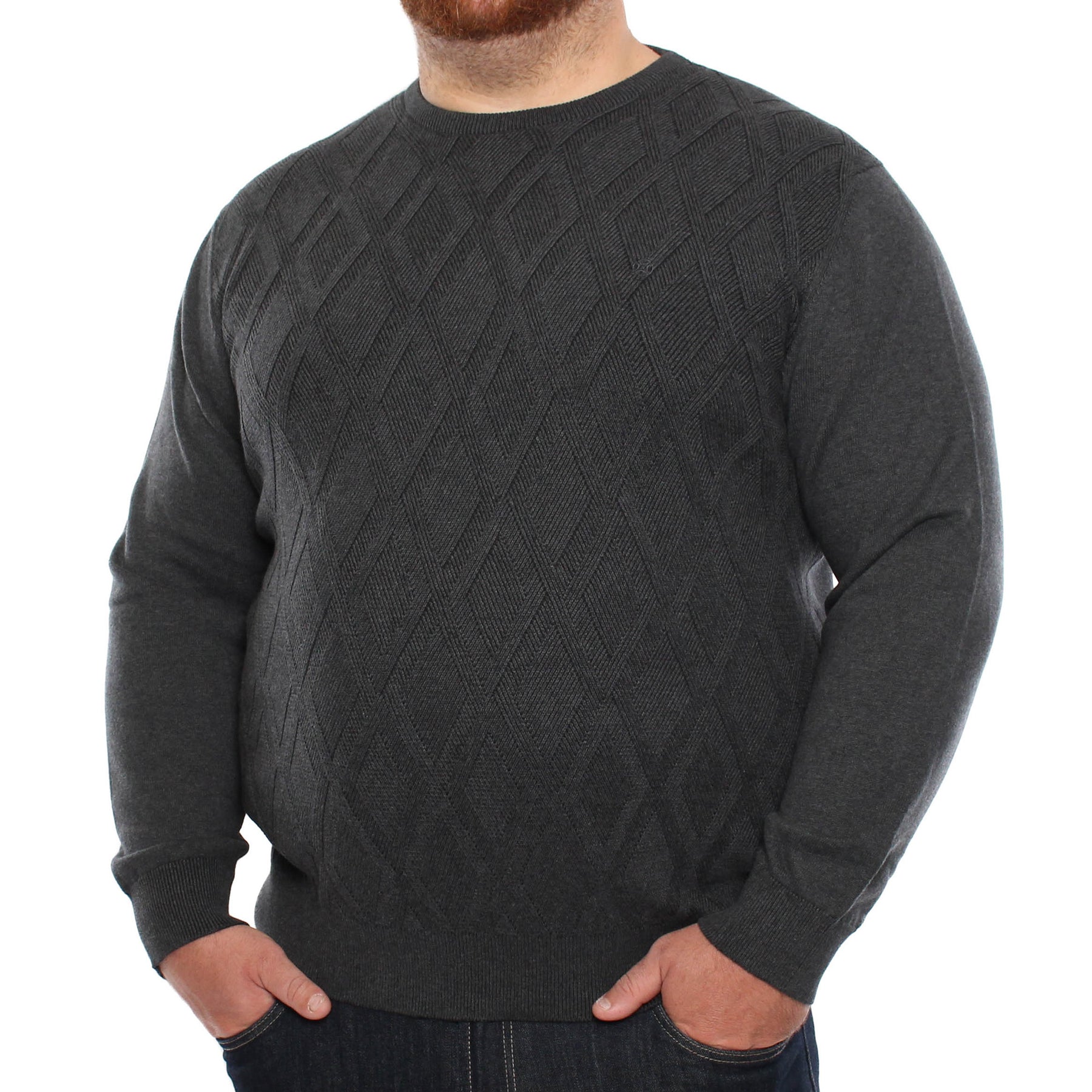 Argyle Textured Sweater