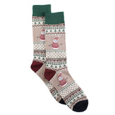 Chaussettes, motif bonhommes de neige - 4 POUR 3
