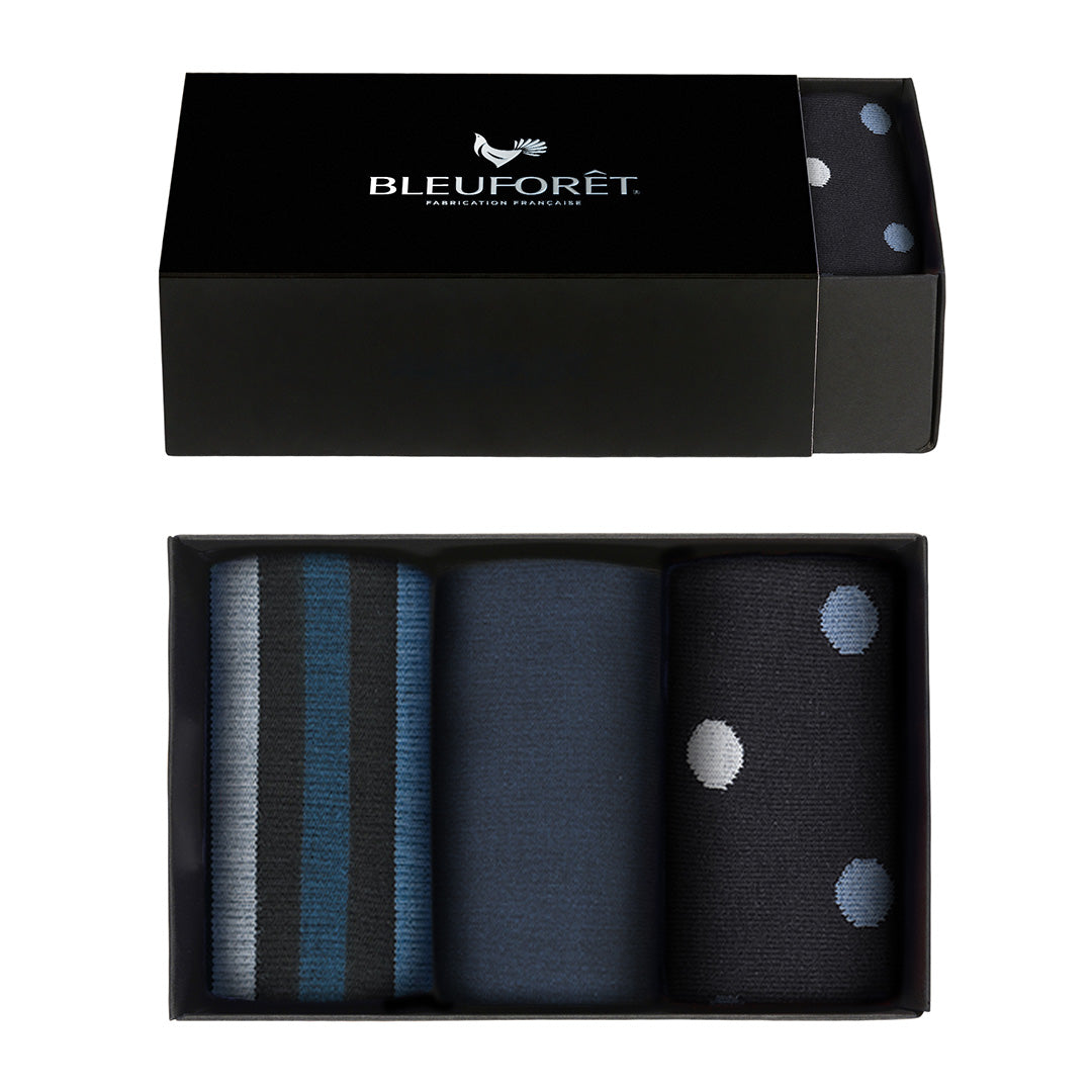 Coffret 3 paires chaussettes