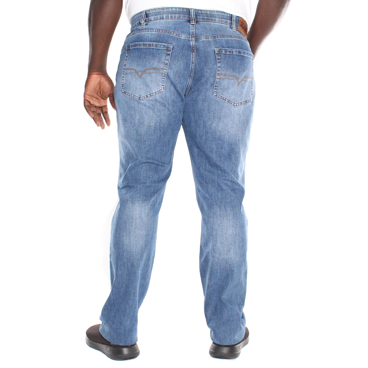 Stretch Jeans, Regular Waist, Tapered Fit
