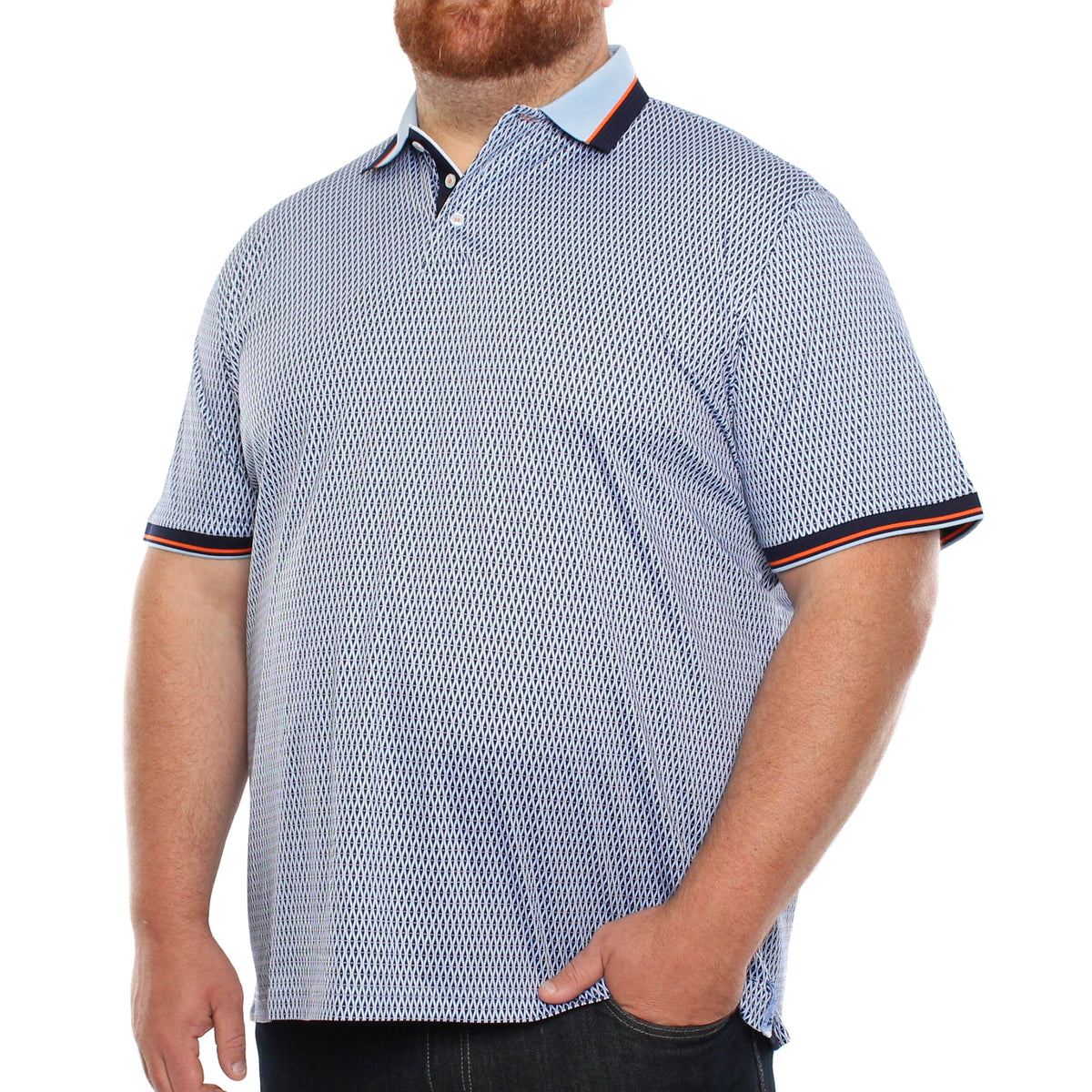 Geo Print Polo