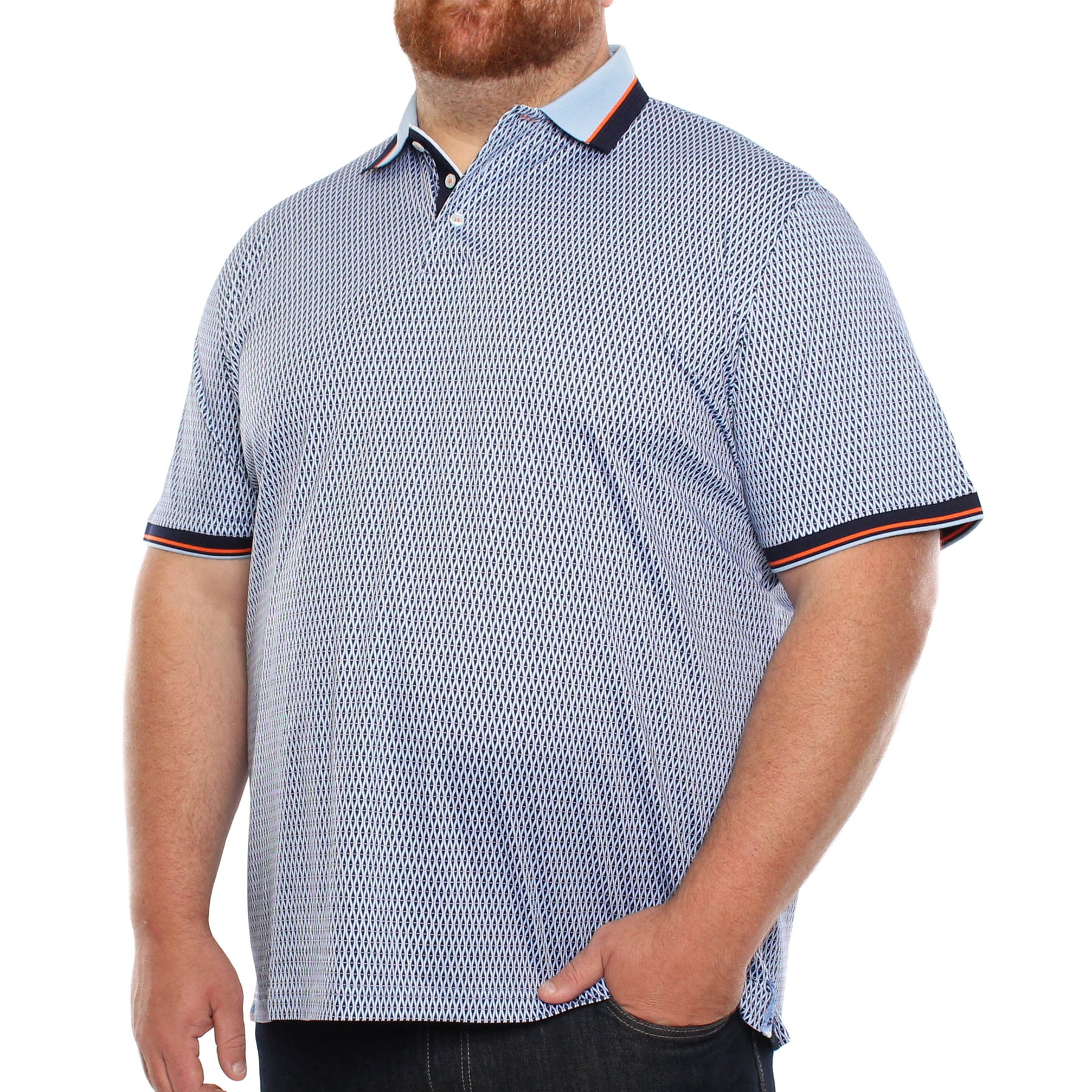 Geo Print Polo