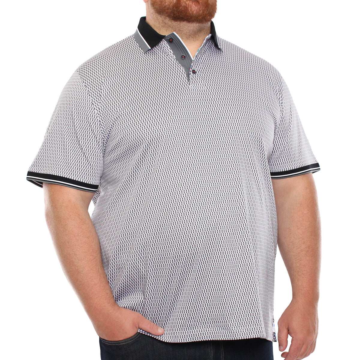 Geo Print Polo