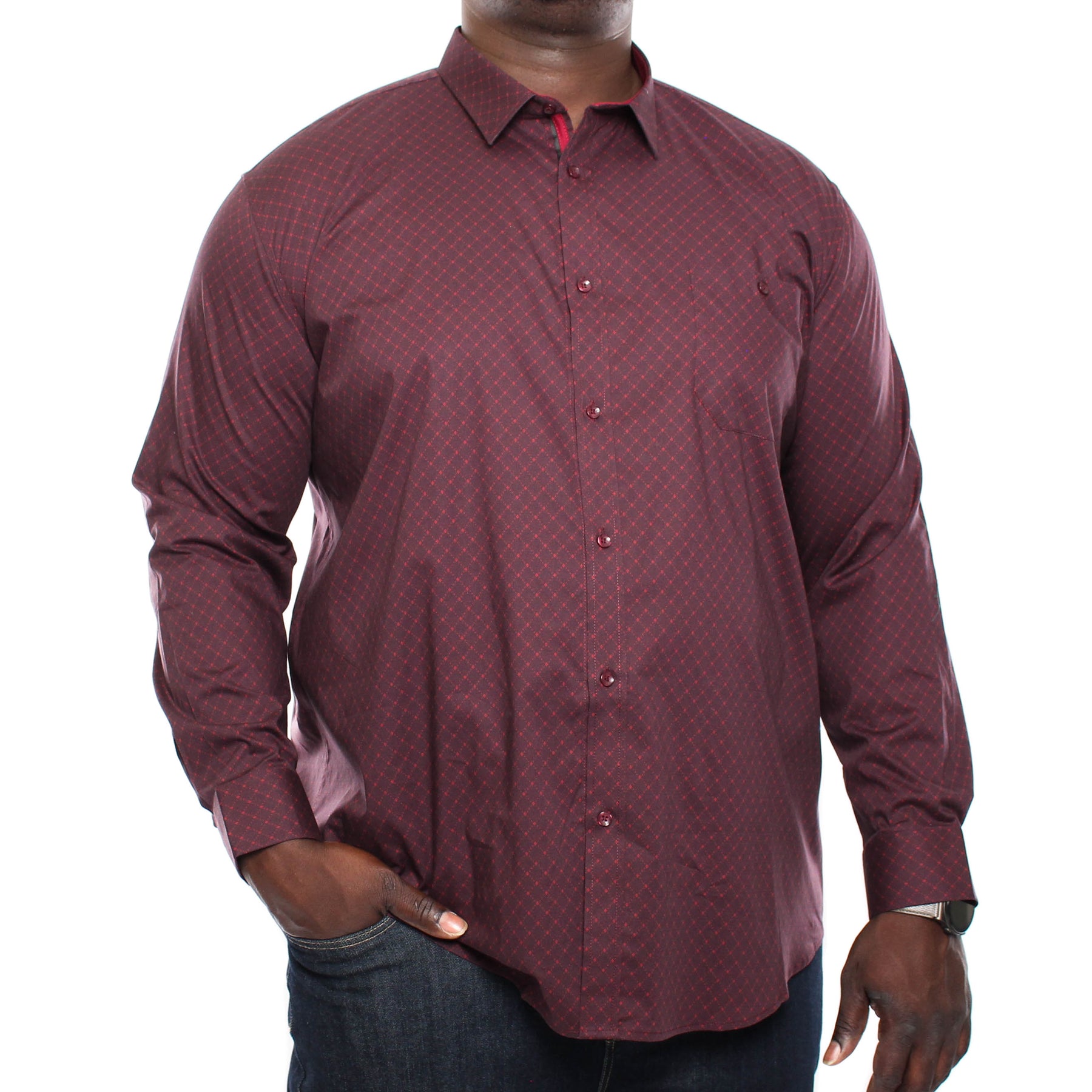 Tonal Diamond Shirt