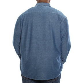 Chemise effet denim
