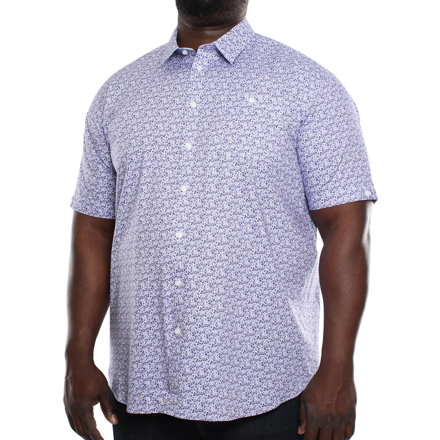 Chemise, motif floral