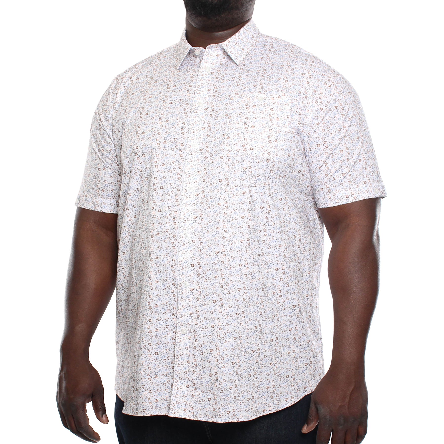 Chemise, motif floral