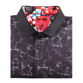 Geo Print Polo