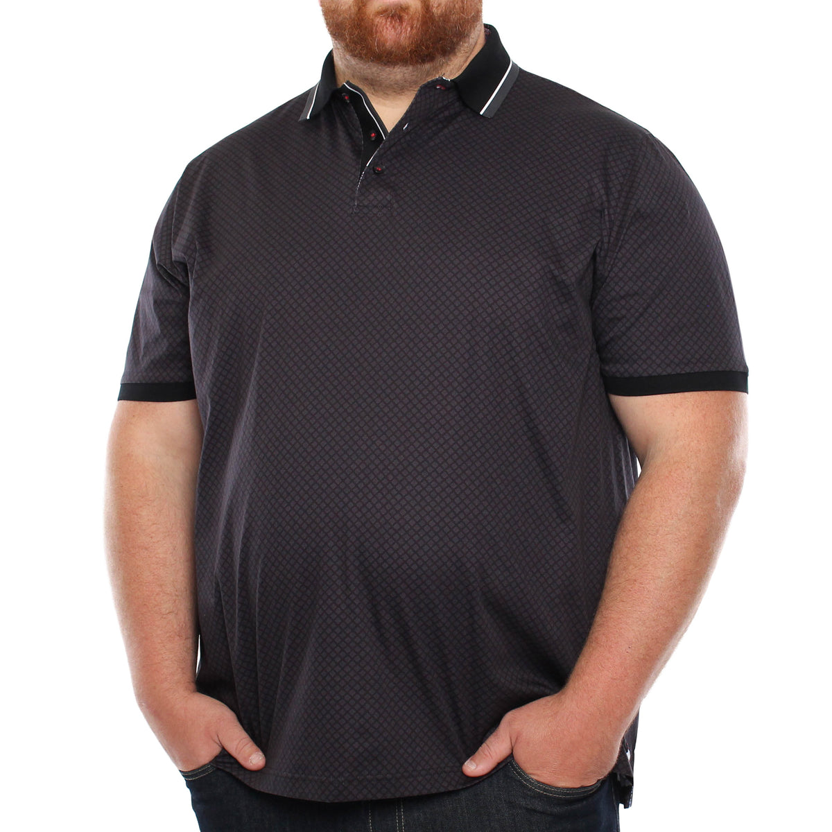 Geo Print Polo