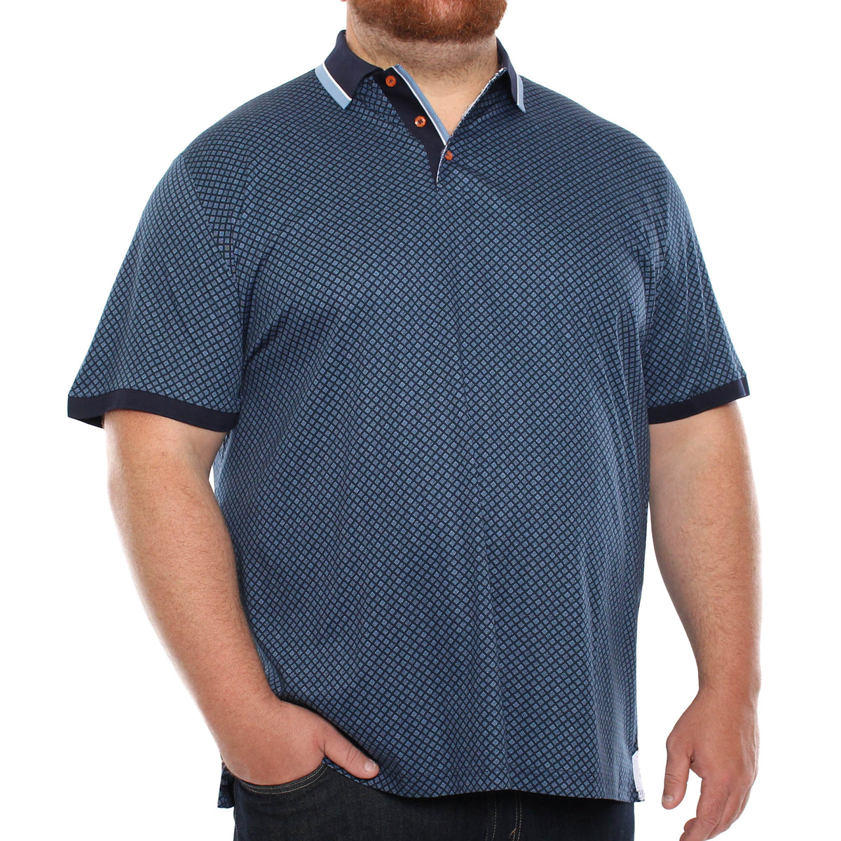Geo Print Polo