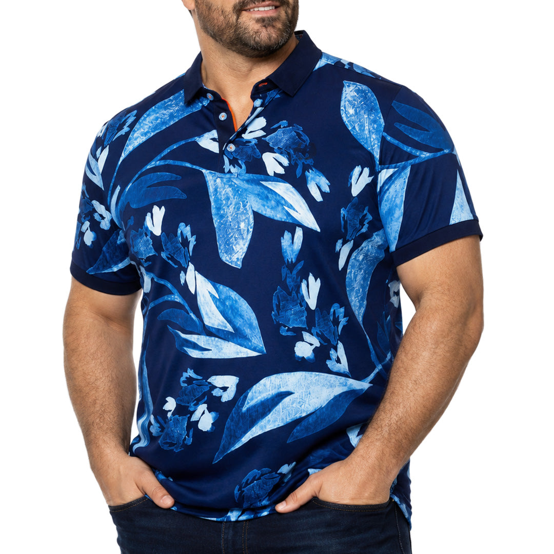 Polo, motif floral