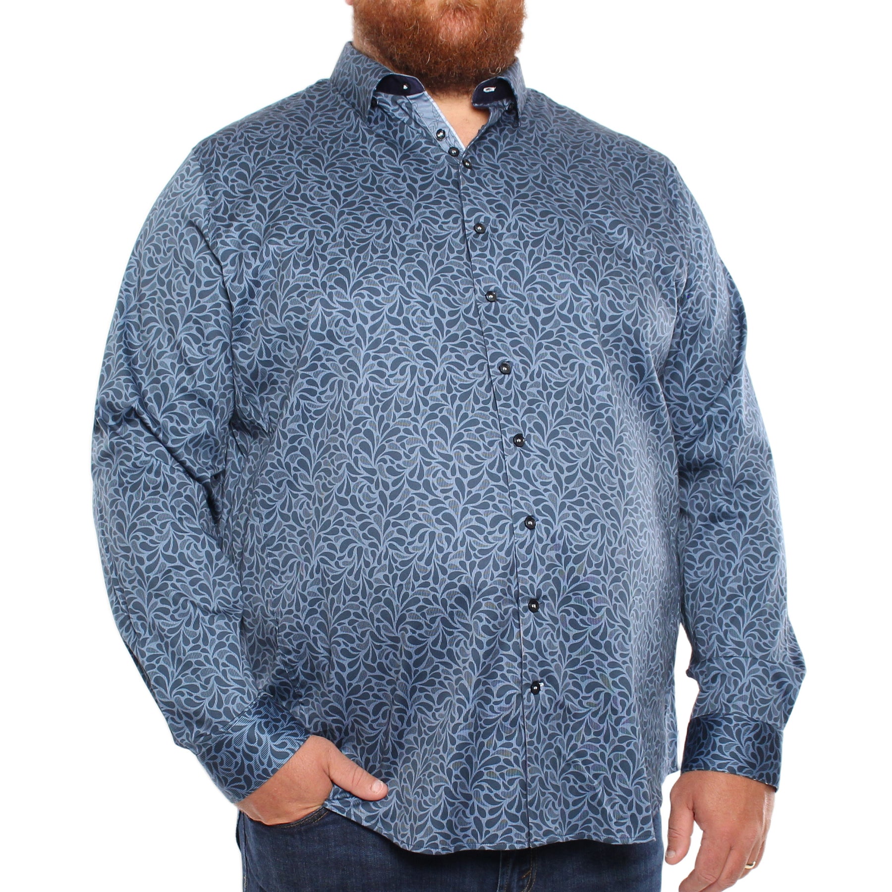 Chemise, motif floral