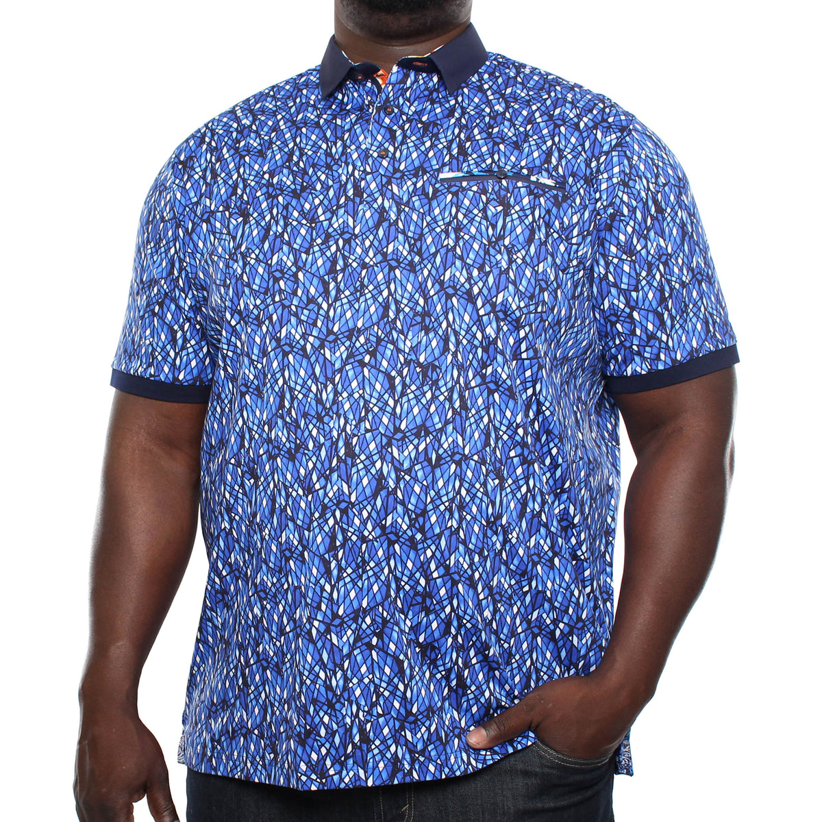 Geo Print Polo