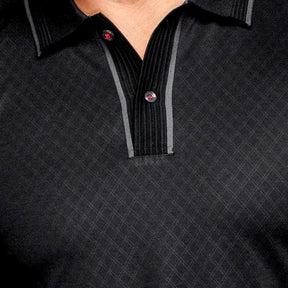 Polo motif géométrique