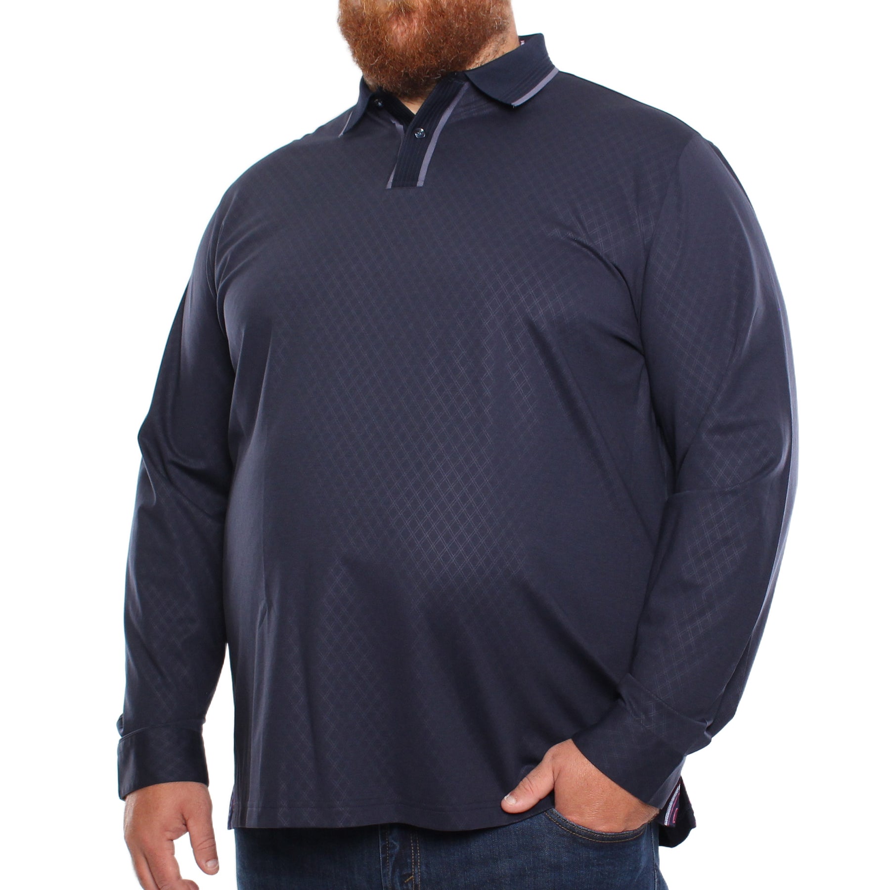 Polo motif géométrique