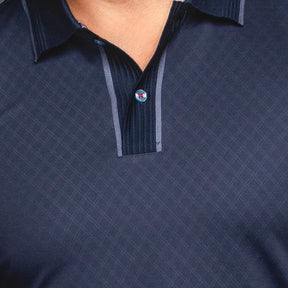 Polo motif géométrique