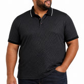 Polo motif géométrique