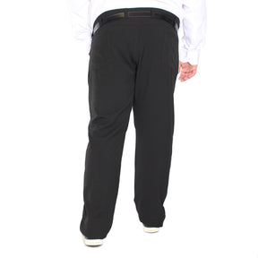 Pantalon extensible, taille régulière et jambe relaxe