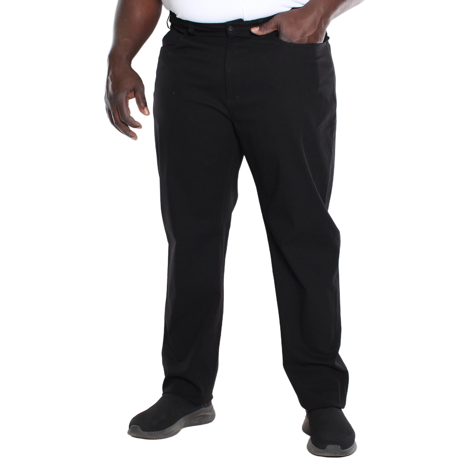Pantalon extensible, taille haute