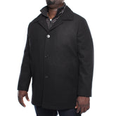 Wool Coat with Fooler