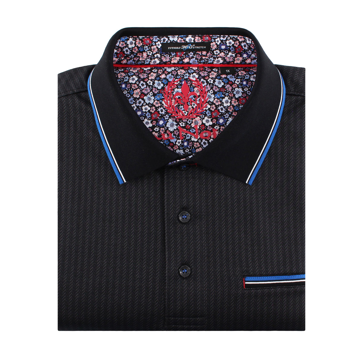 Polo, motif de chevrons