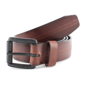 Ceinture en cuir bosselé