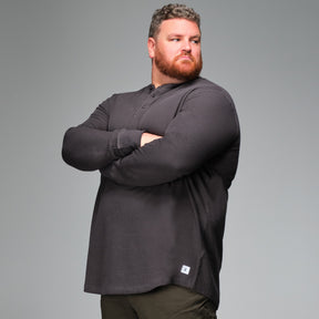 Chandail Henley gaufré