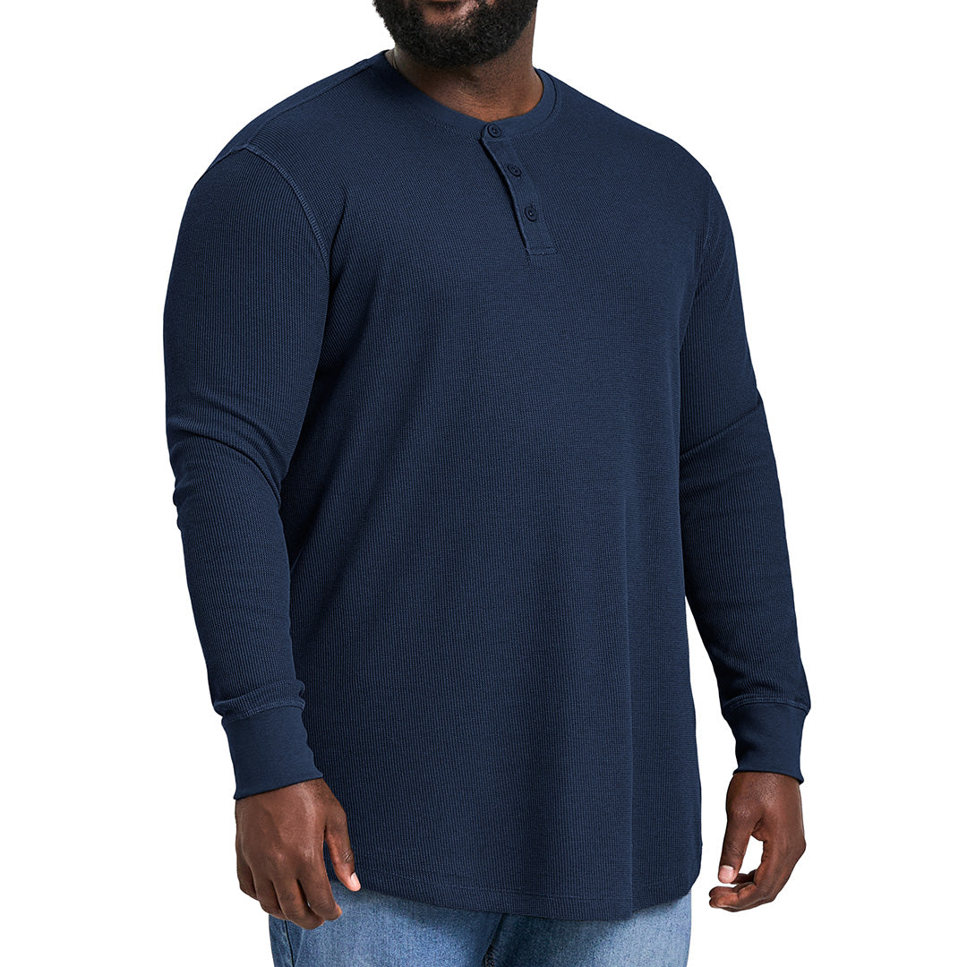Chandail Henley gaufré