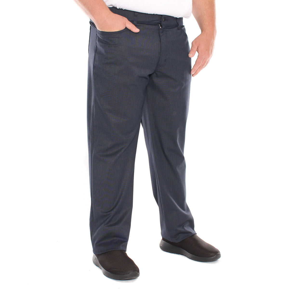 Pantalon extensible, taille régulière