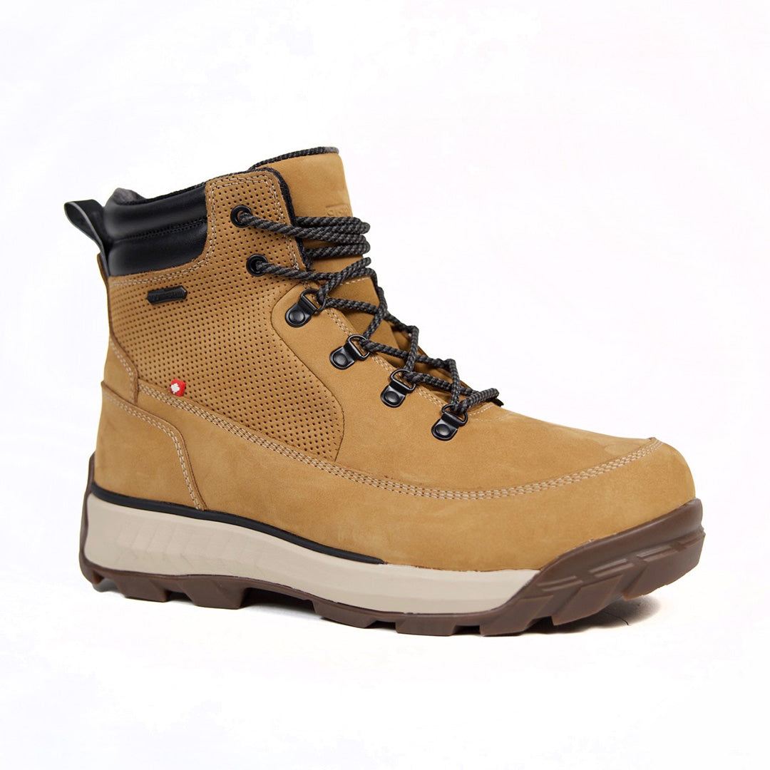 Bottes avec crampons rétractables