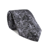 Cravate, motif floral