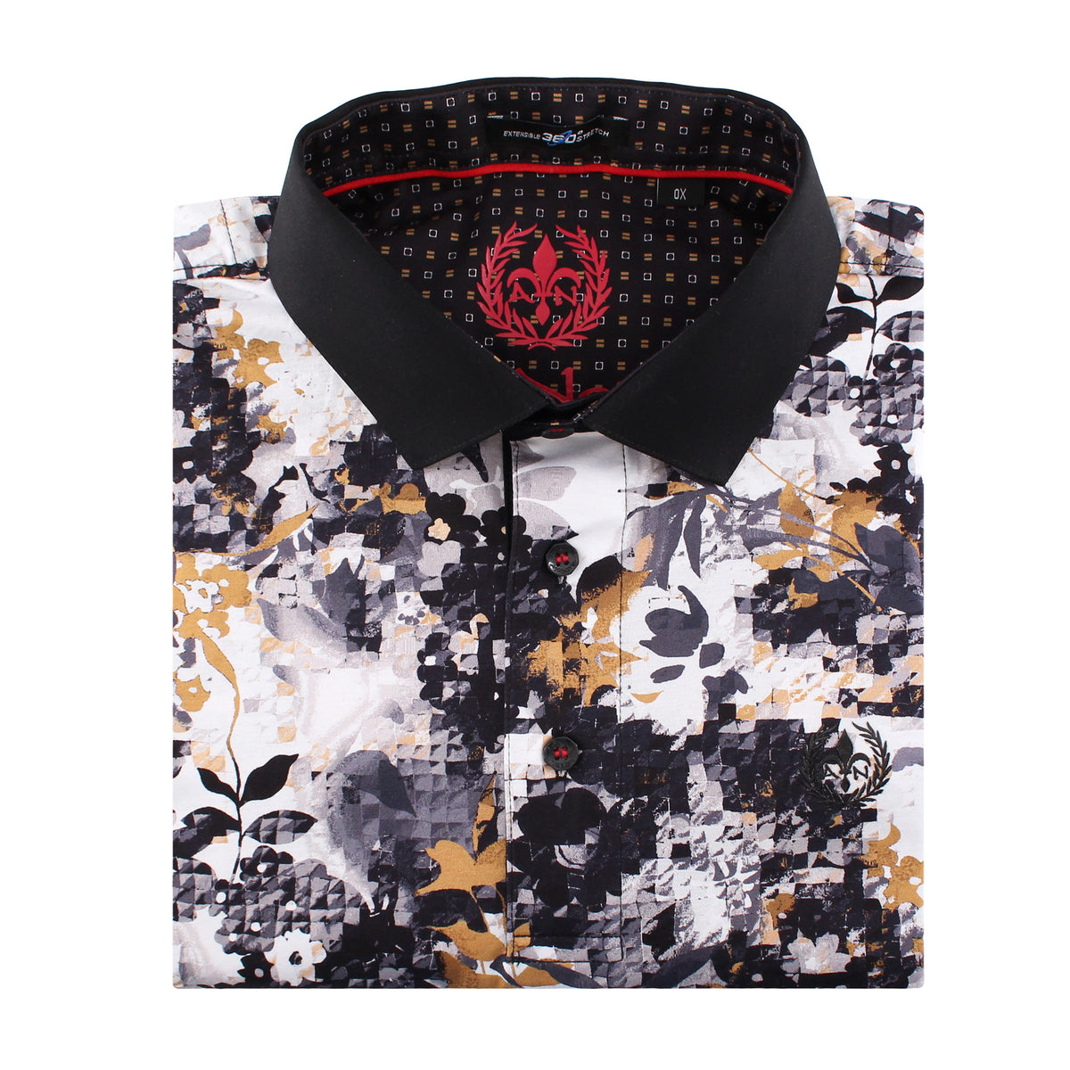 Polo, motif floral