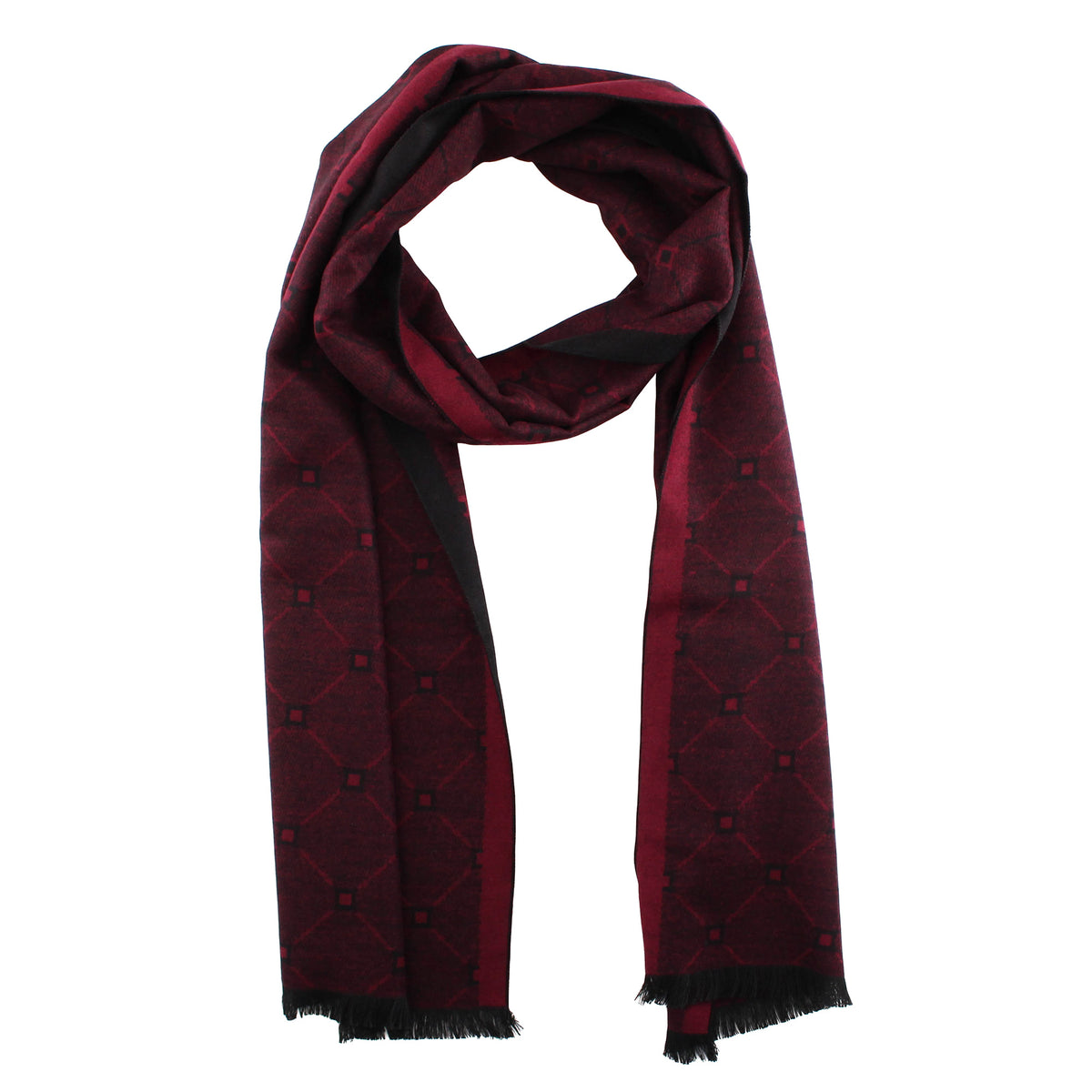 Foulard, motif diamant
