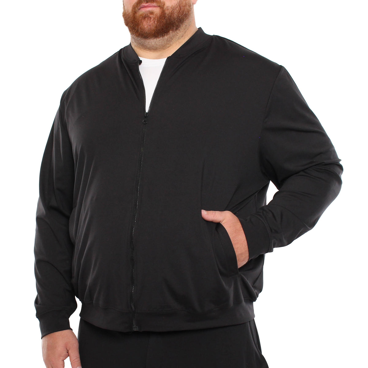 Athletic Full Zip Sweater