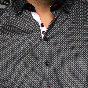 Chemise, motif géométrique