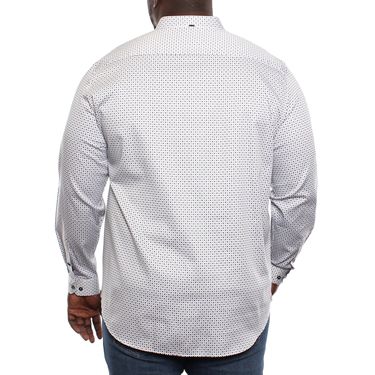 Chemise, motif géométrique