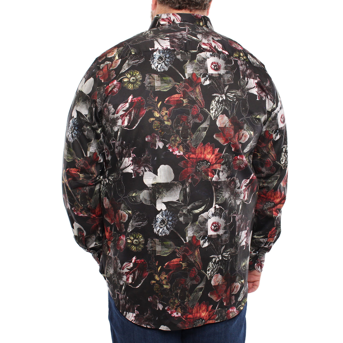 Chemise, motif floral