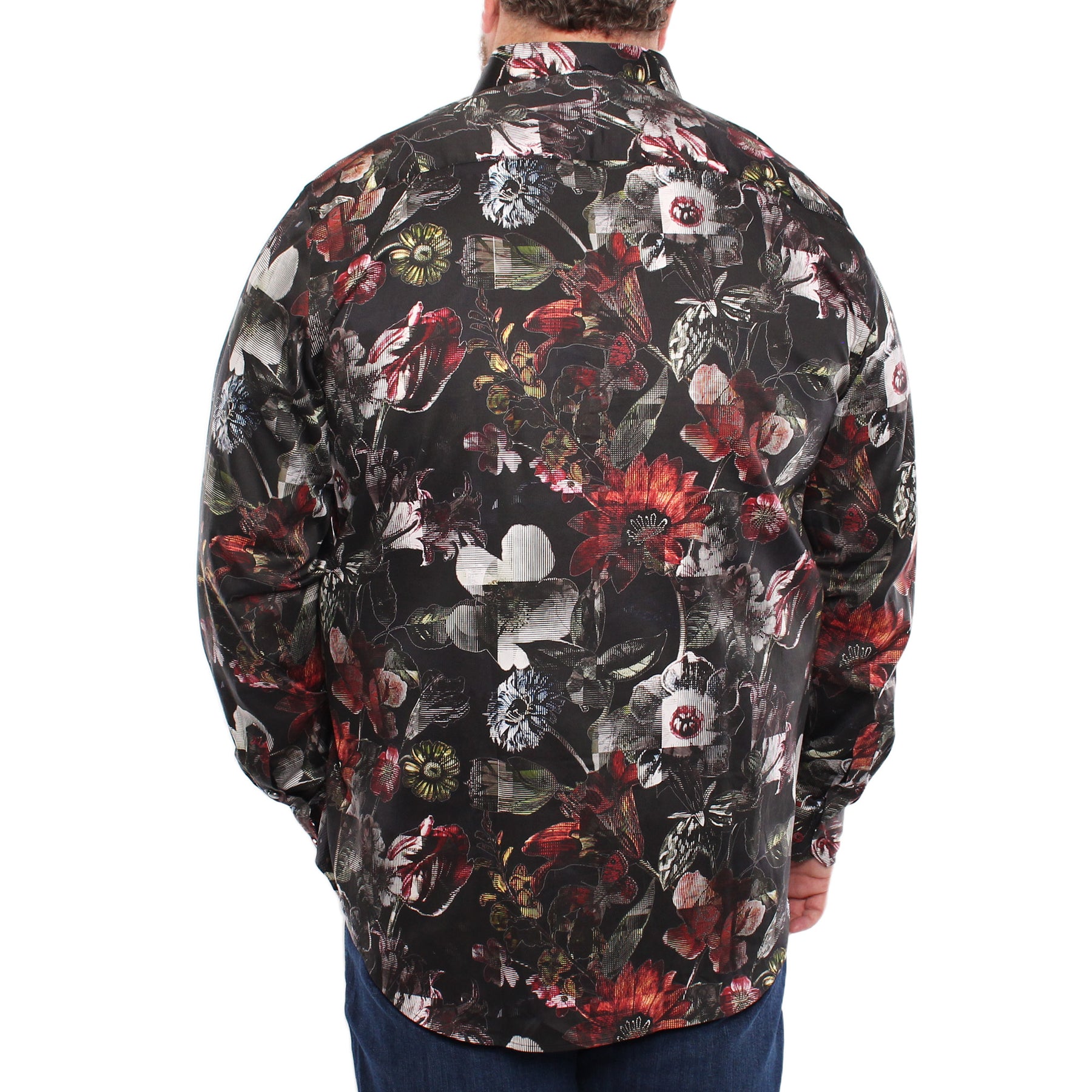 Chemise, motif floral