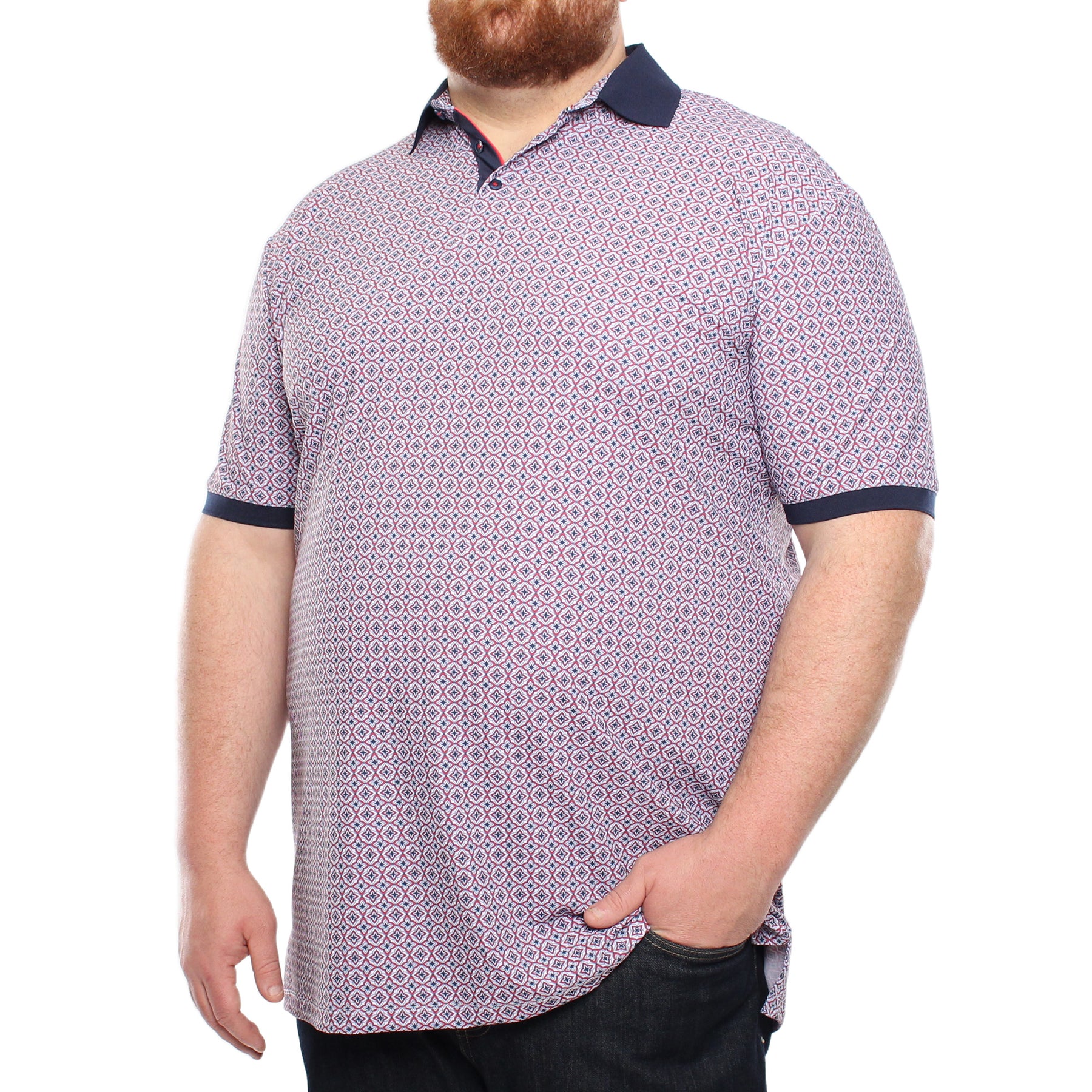 Geo Print Polo