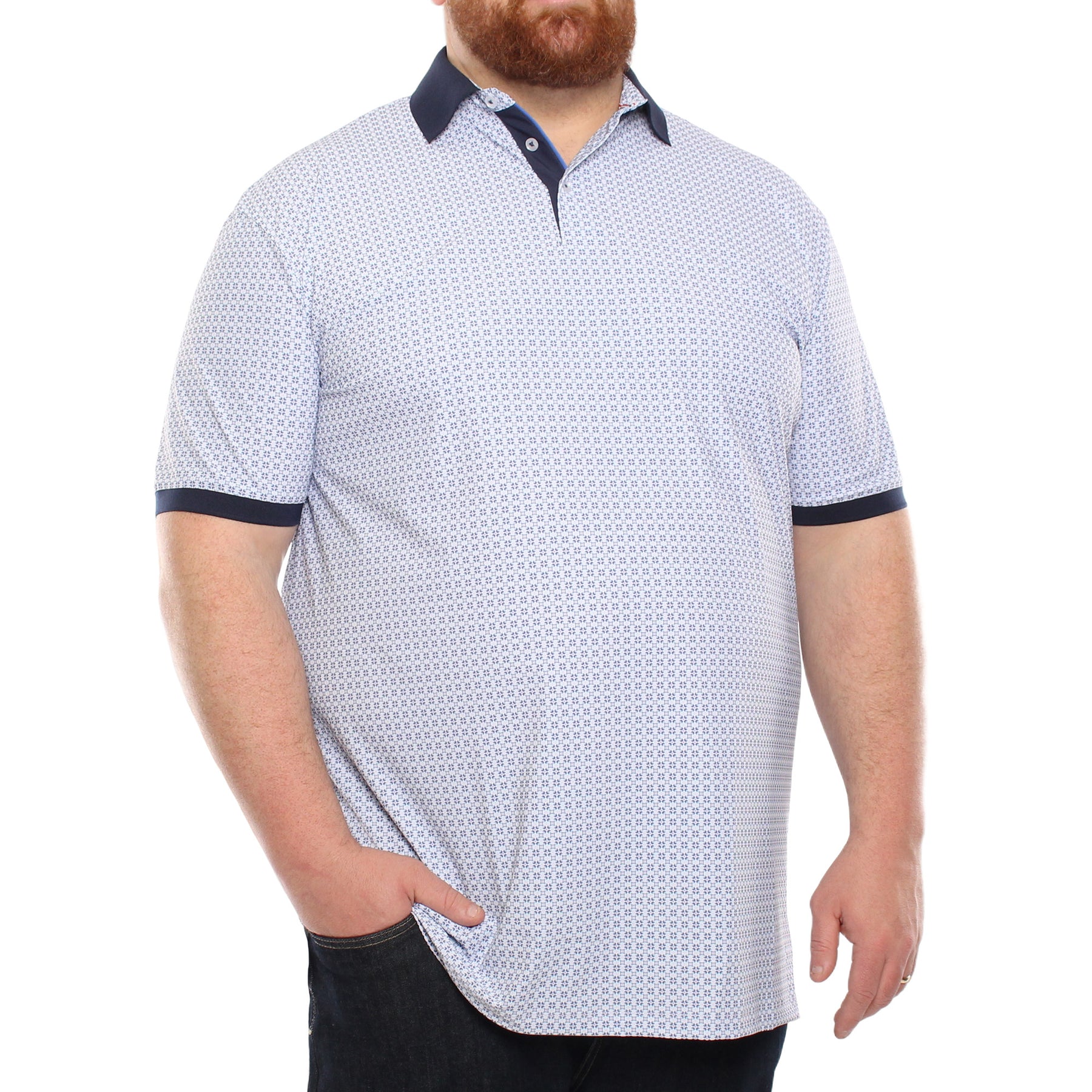 Geo Print Polo