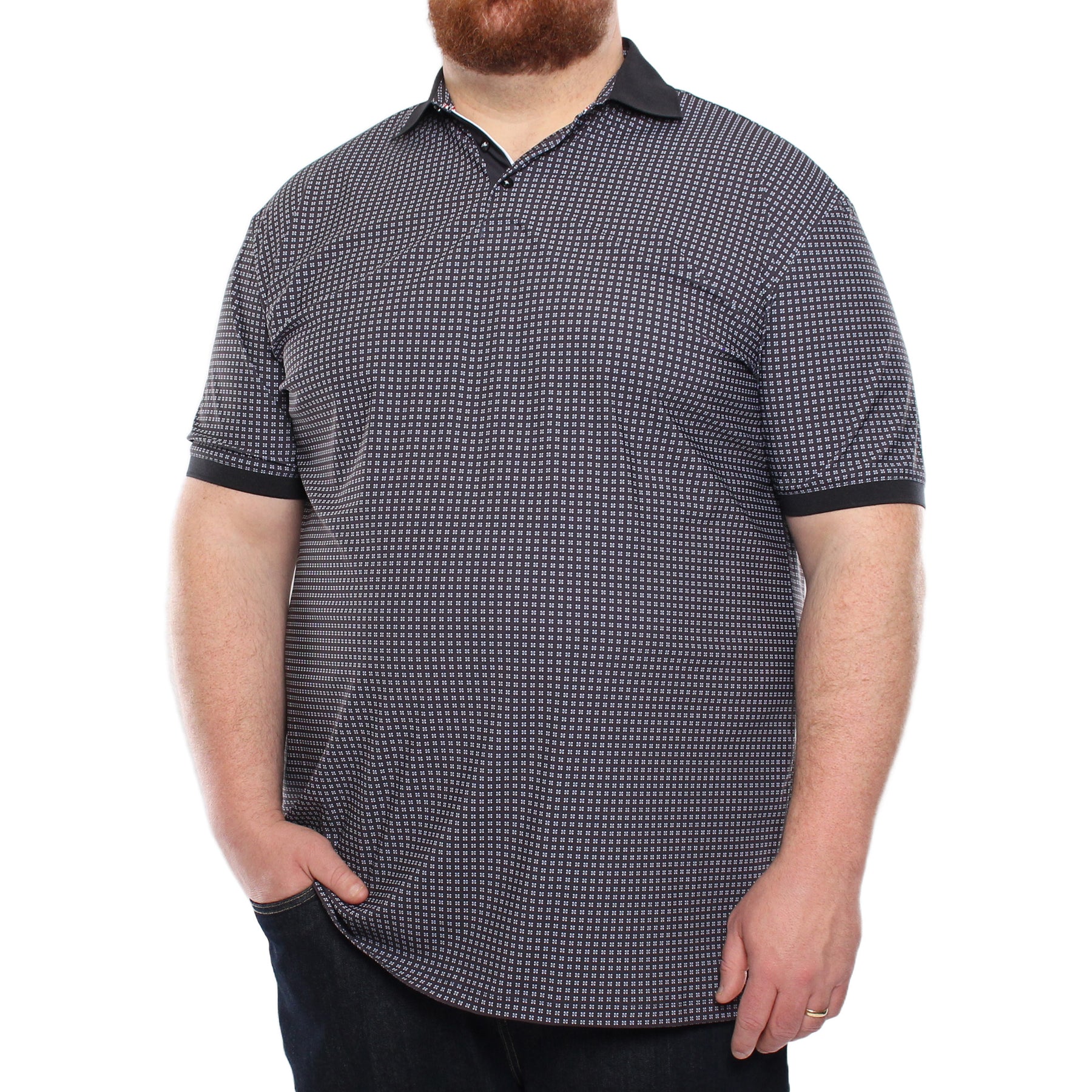 Geo Print Polo