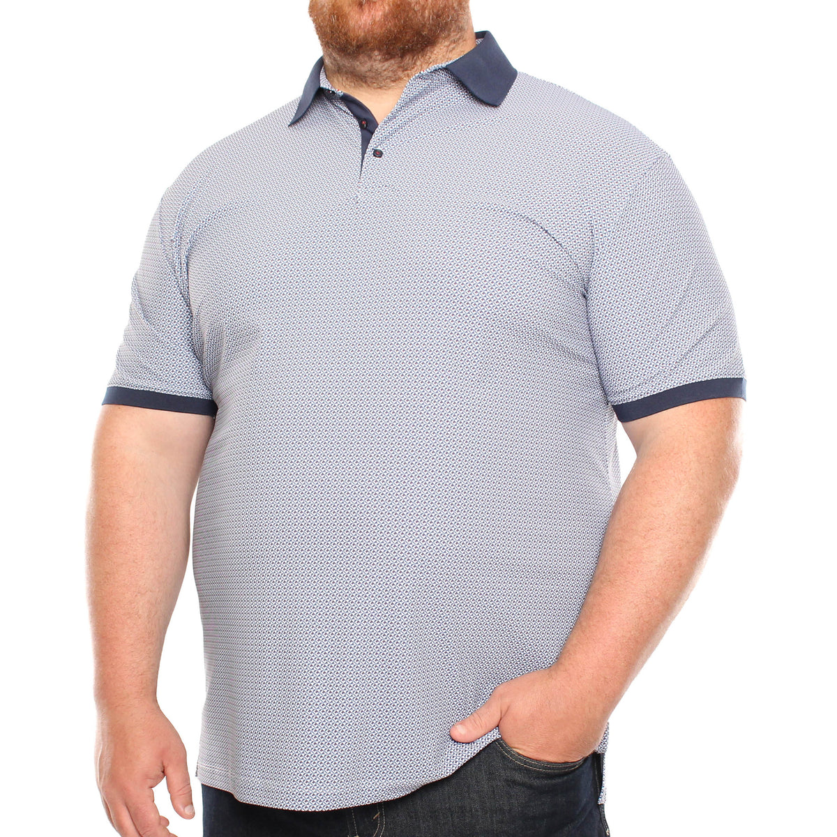 Geo Print Polo
