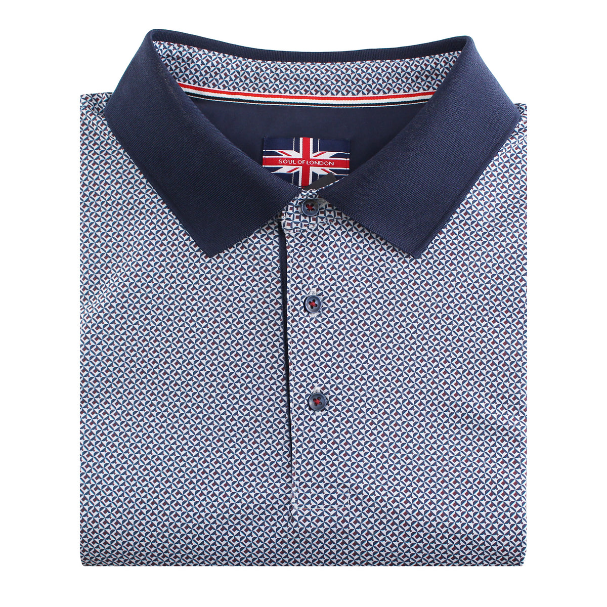 Geo Print Polo