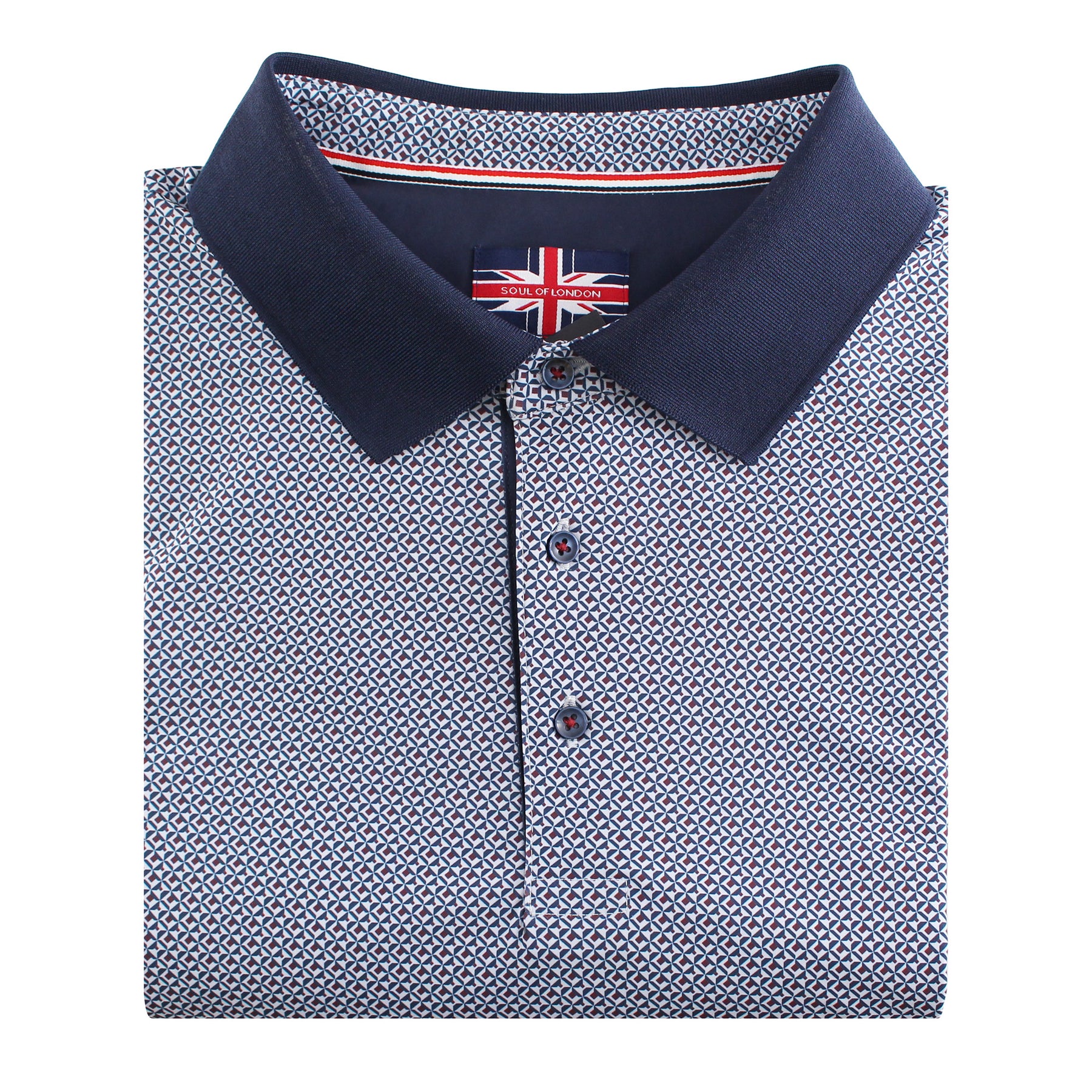 Geo Print Polo